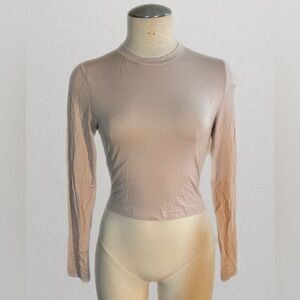 That’s So Fetch Beige Crop Top